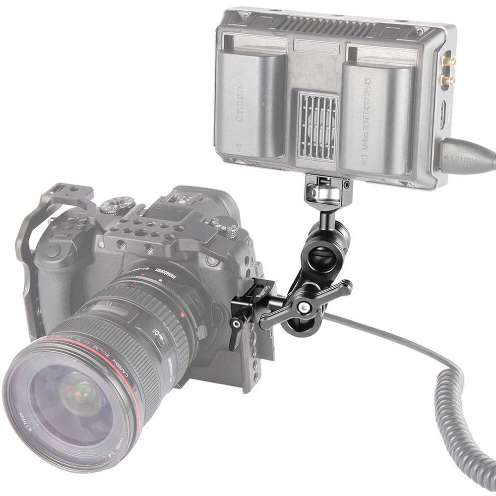 SmallRig Articulating Arm with 1 4"-20 Screw Ball Head and NATO Clamp Ball Head