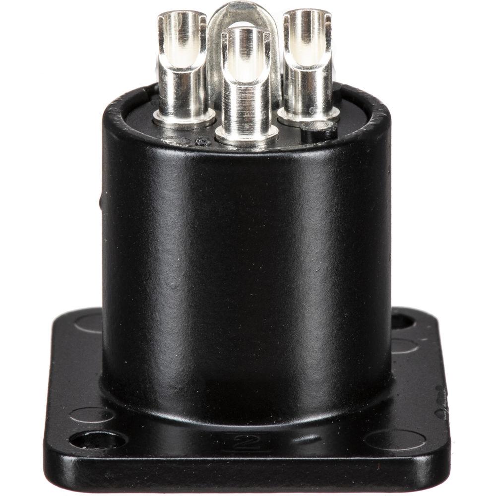 Switchcraft DE Series 3-Pin XLR Male Panel Mount Connector