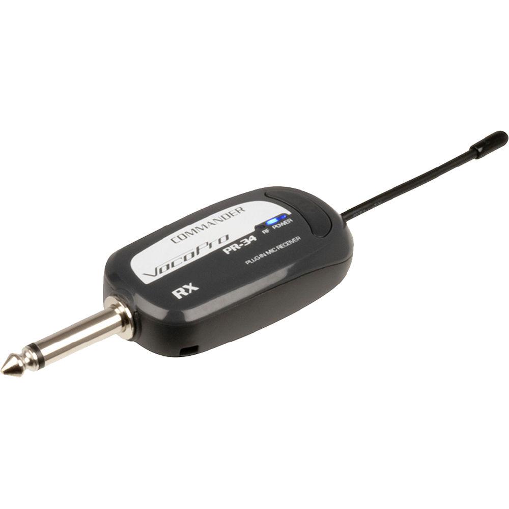 VocoPro Commander-PLAY-4 UHF Wireless Headset System with Four Microphones