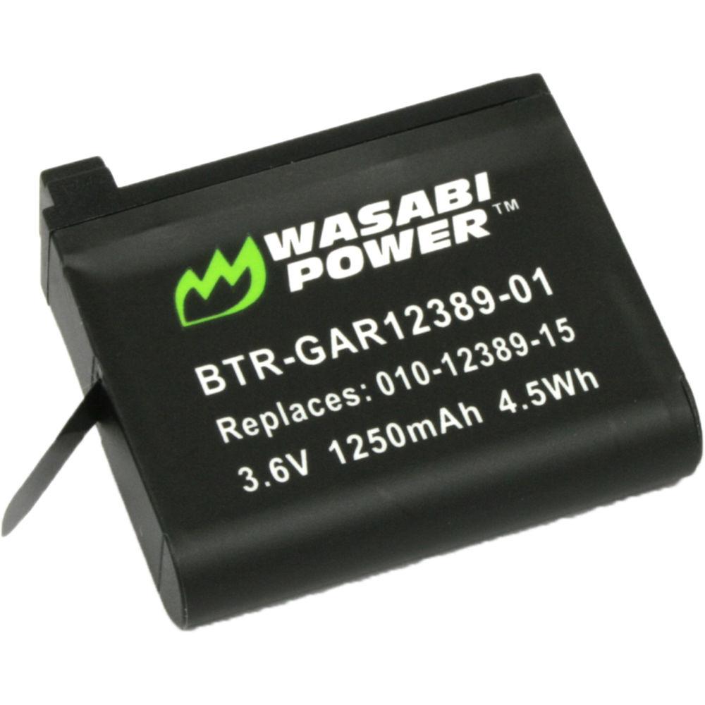 Wasabi Power Dual Charger with Two Batteries for Garmin VIRB Ultra 30