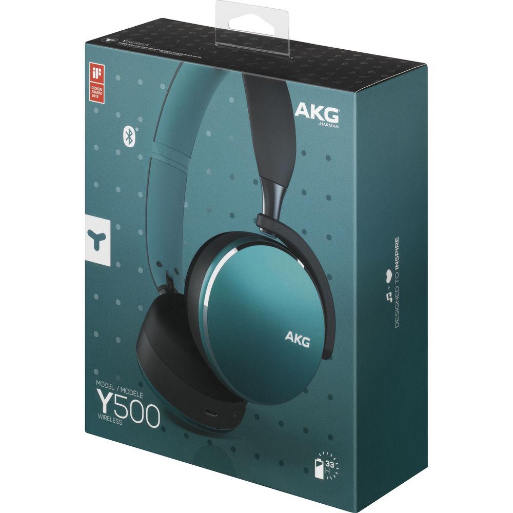 AKG Y500 Wireless On-Ear Headphones, AKG, Y500, Wireless, On-Ear, Headphones