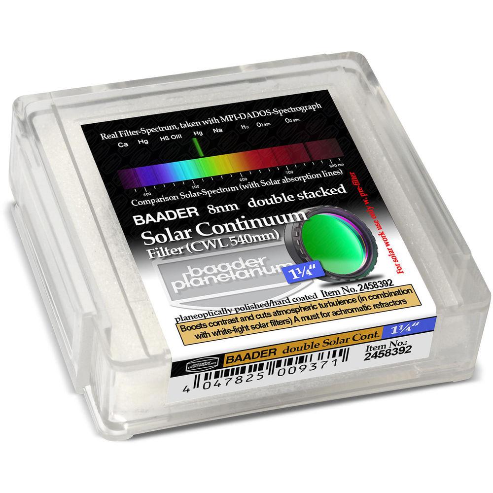 Alpine Astronomical Baader Double-Stacked Solar Continuum Filter
