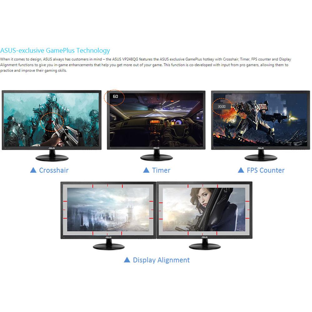 ASUS VP248QG 24" 16:9 FreeSync LCD Monitor