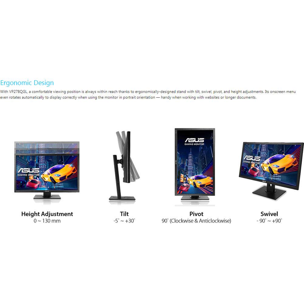 ASUS VP278QGL 27" 16:9 FreeSync LCD Monitor