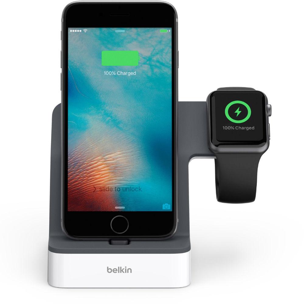 Belkin PowerHouse 2-In-1 Charging Dock for Apple Watch & iPhone