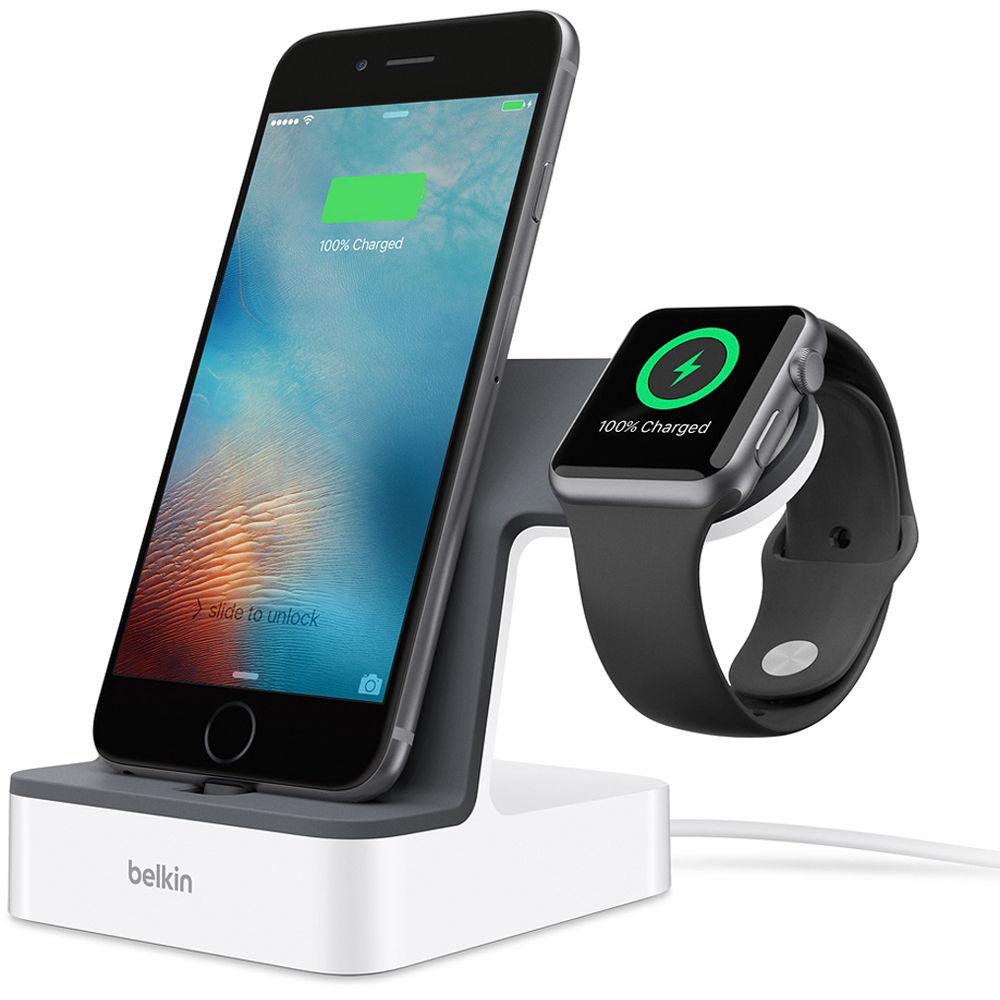 Belkin PowerHouse 2-In-1 Charging Dock for Apple Watch & iPhone