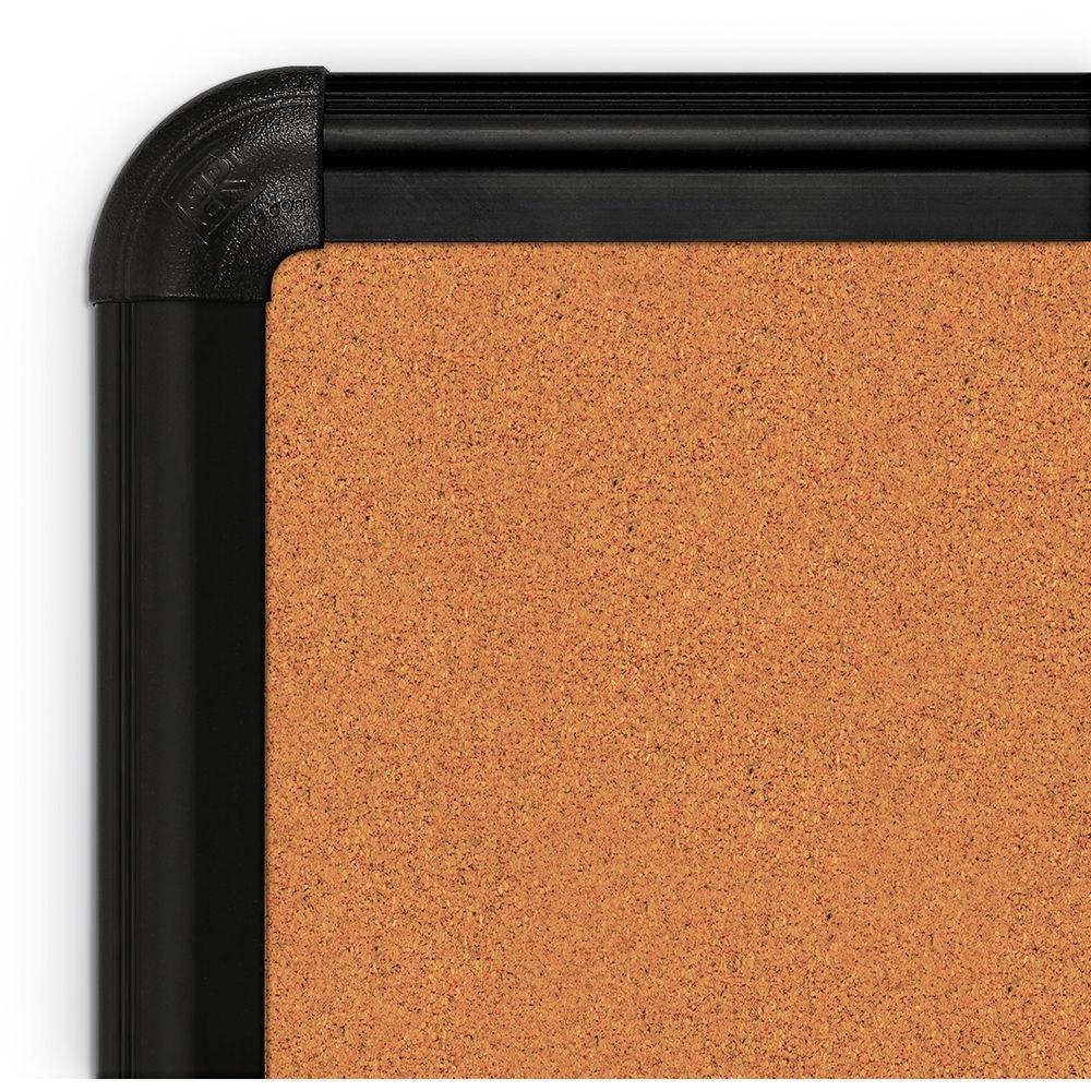 Best Rite Splash-Cork Tackboard with Black Presidential Trim