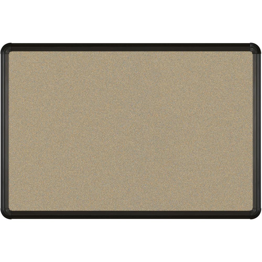 Best Rite Splash-Cork Tackboard with Black Presidential Trim