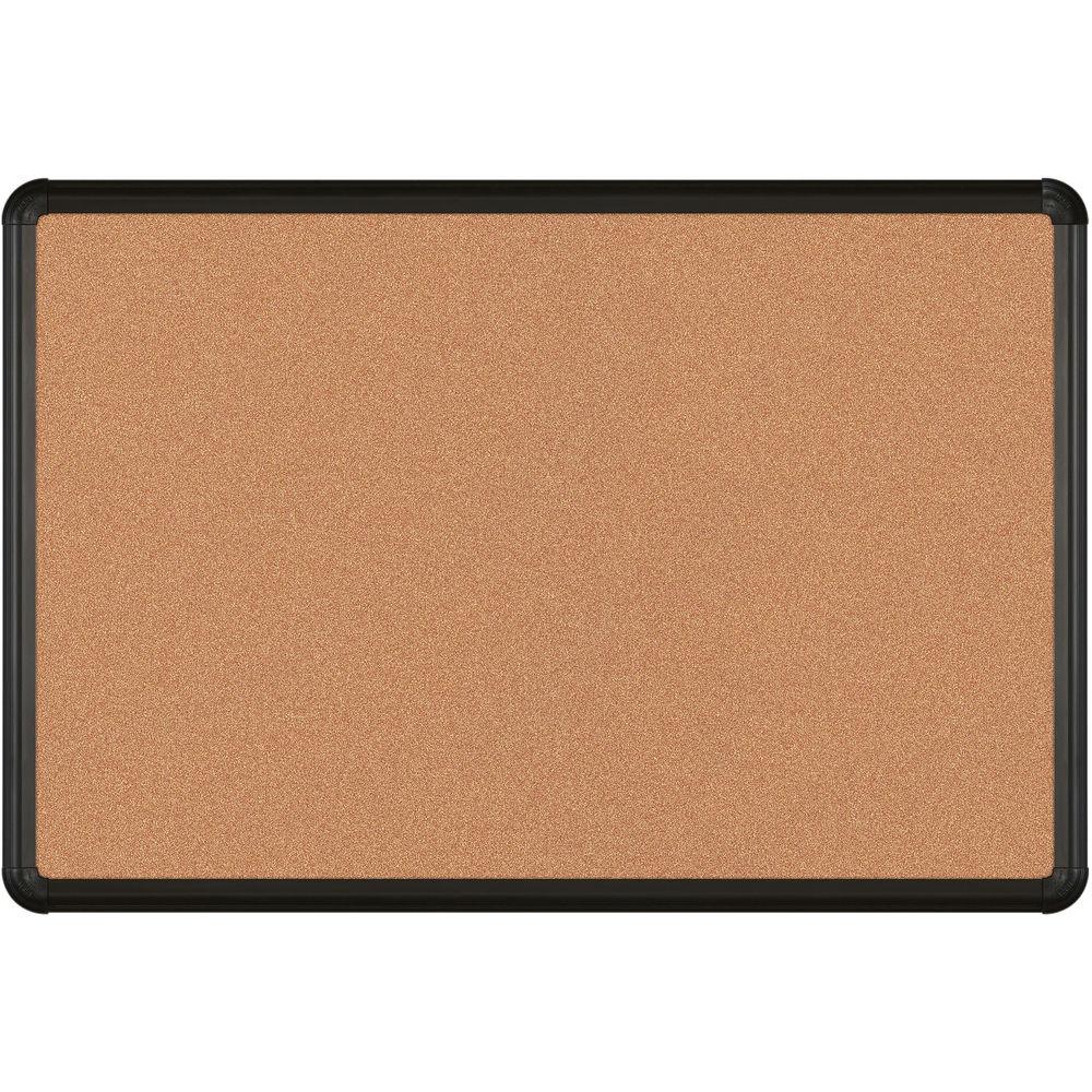 Best Rite Splash-Cork Tackboard with Black Presidential Trim