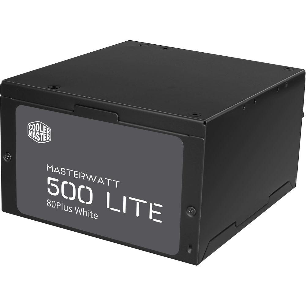 Cooler Master MasterWatt Lite 500 Full Range Power Supply Unit, Cooler, Master, MasterWatt, Lite, 500, Full, Range, Power, Supply, Unit