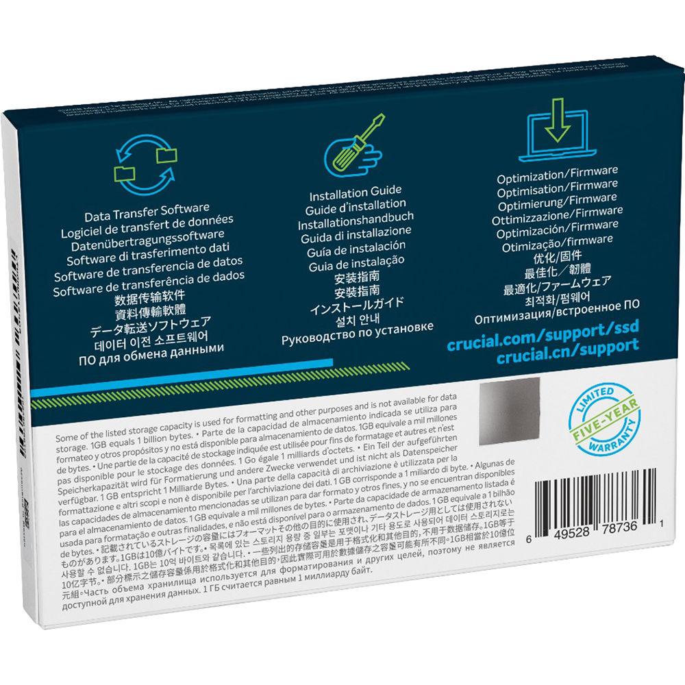 Crucial 1TB P1 NVMe M.2 Internal SSD