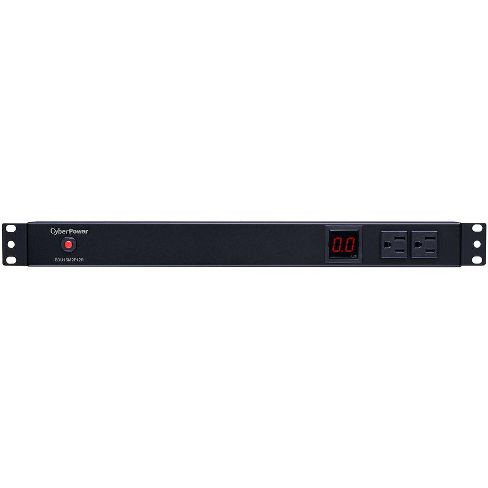 CyberPower Metered PDU12A 100-125 50 60 Nema 5-15P Plug, 14-Out 5-15R, OU, 15