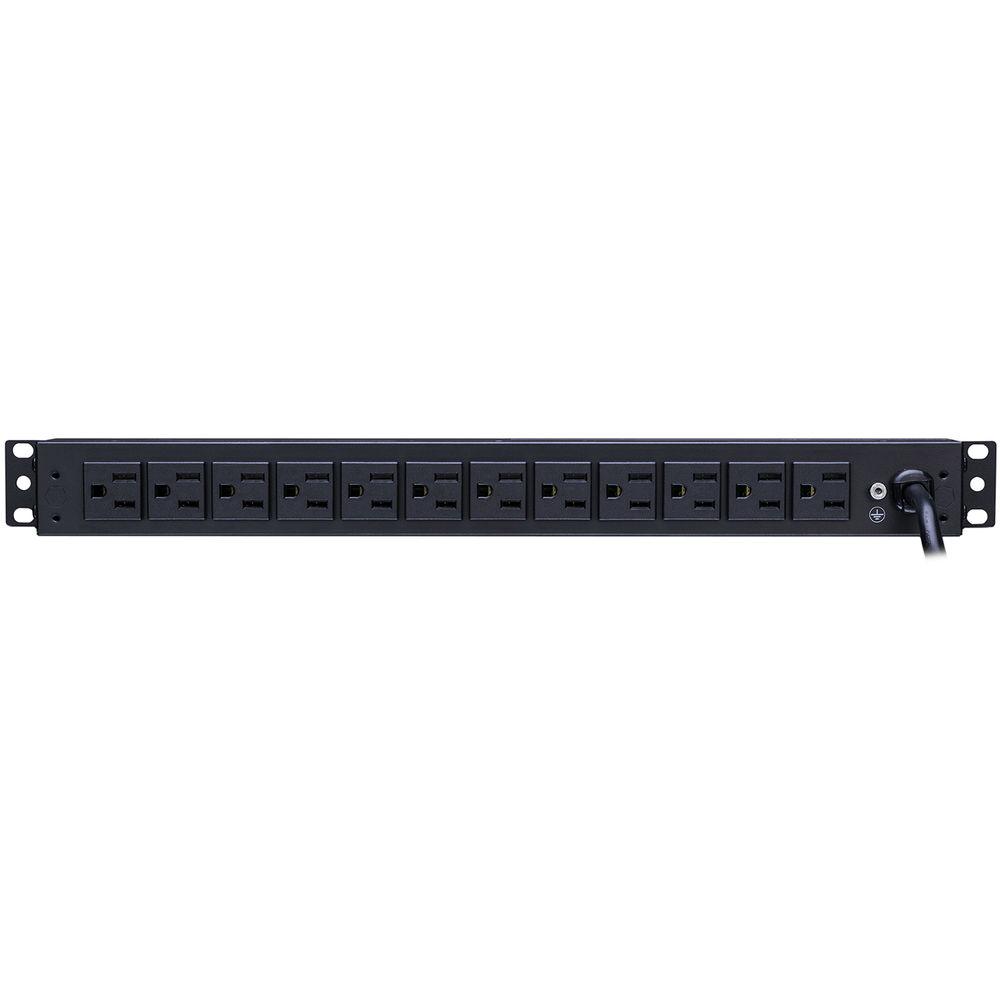 CyberPower Metered PDU12A 100-125 50 60 Nema 5-15P Plug, 14-Out 5-15R, OU, 15