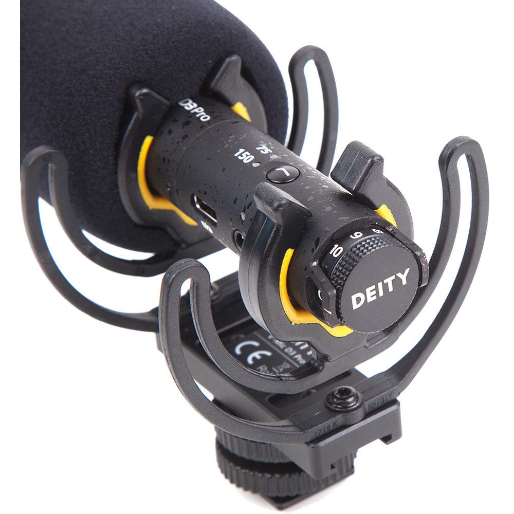 Deity Microphones V-Mic D3 Pro Supercardioid On-Camera Shotgun Microphone with Rycote Lyre Suspension