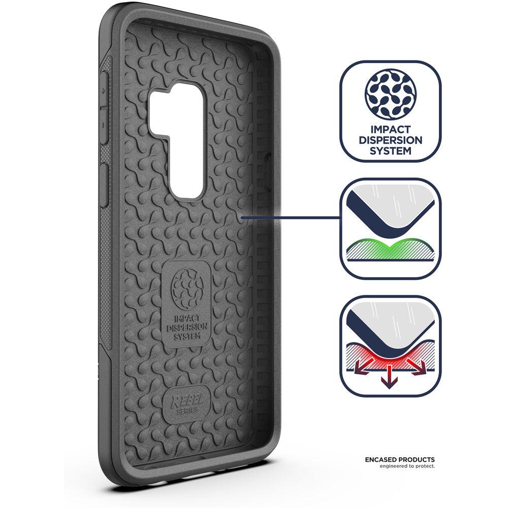 Encased Rebel Series Case with Belt Clip Holster for Samsung Galaxy S9