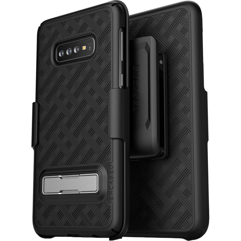 Encased Slimline Case with Belt Clip Holster for Samsung Galaxy S10