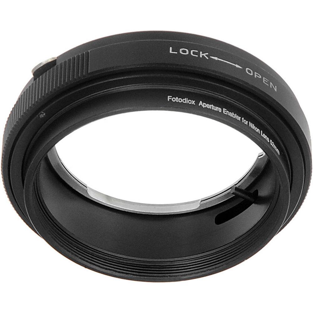 FotodioX 52mm Reverse Mount Macro Filter with Aperture Control for Nikon G DX-Mount Cameras