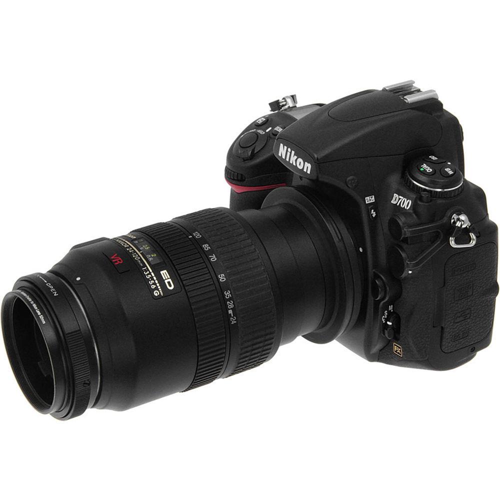 FotodioX 52mm Reverse Mount Macro Filter with Aperture Control for Nikon G DX-Mount Cameras