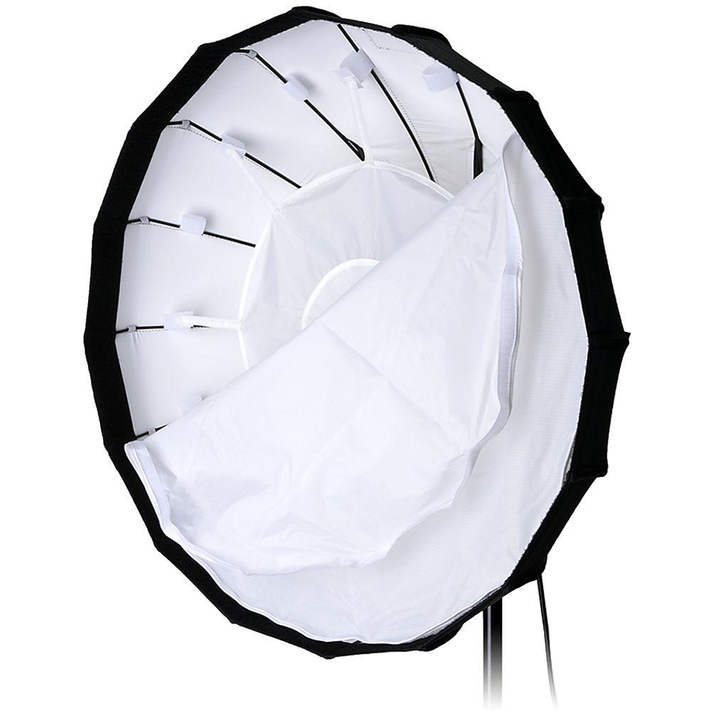 FotodioX EZ-Pro Foldable Beauty Dish Softbox Combo with 50-Degree Grid for Multiblitz Varilux