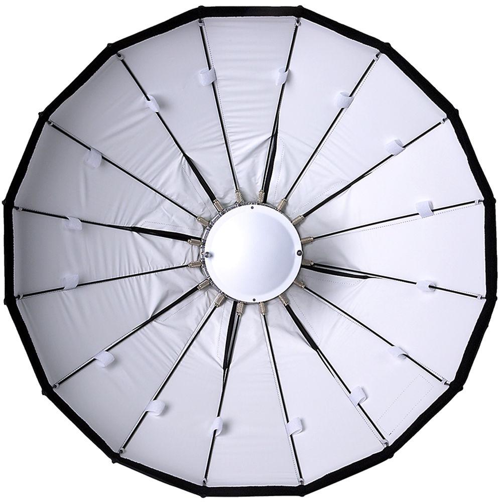 FotodioX EZ-Pro Foldable Beauty Dish Softbox Combo with 50-Degree Grid for Multiblitz Varilux Flash Heads