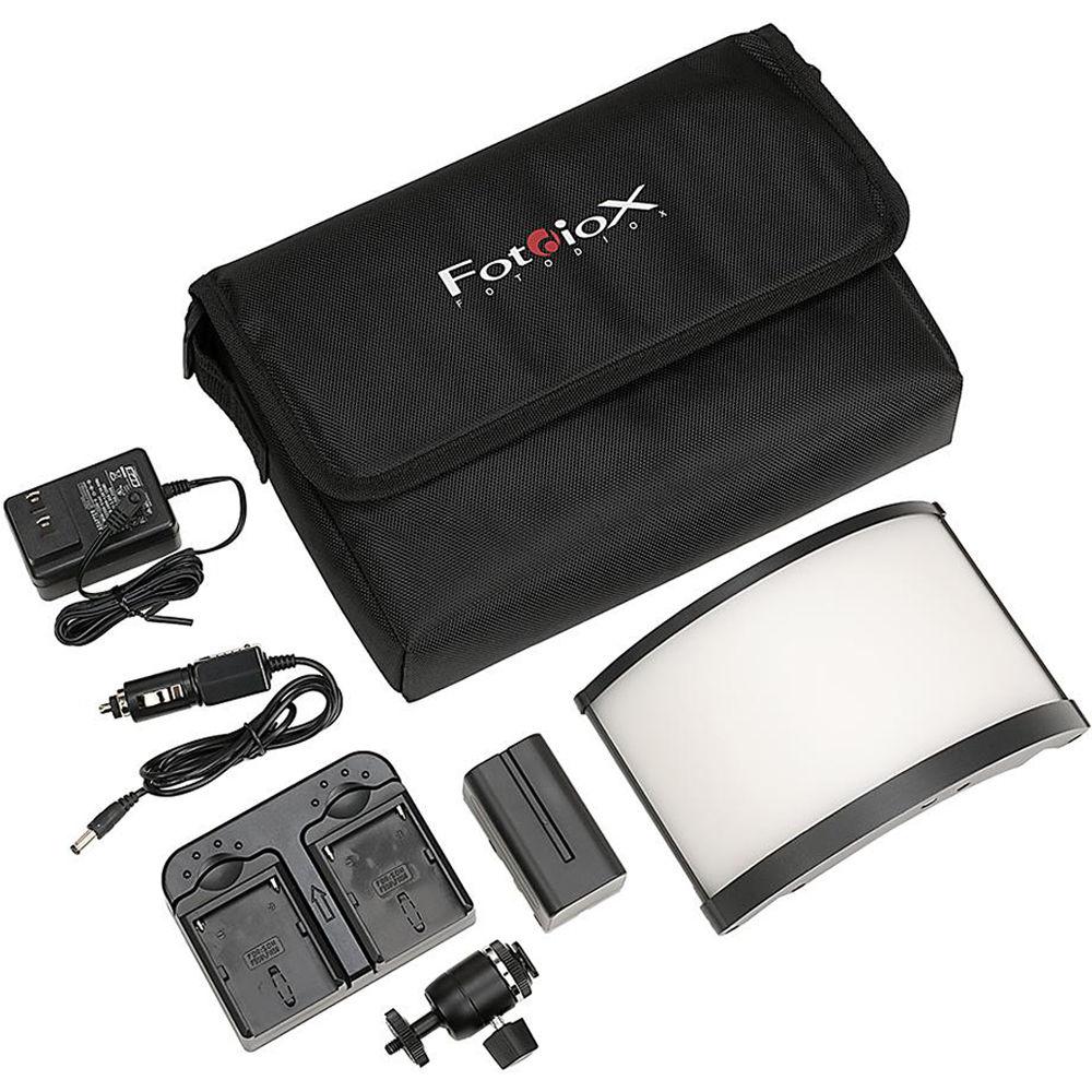 FotodioX FACTOR Radius Mini Wide-Angle Light 4x9" Curved Led Panel