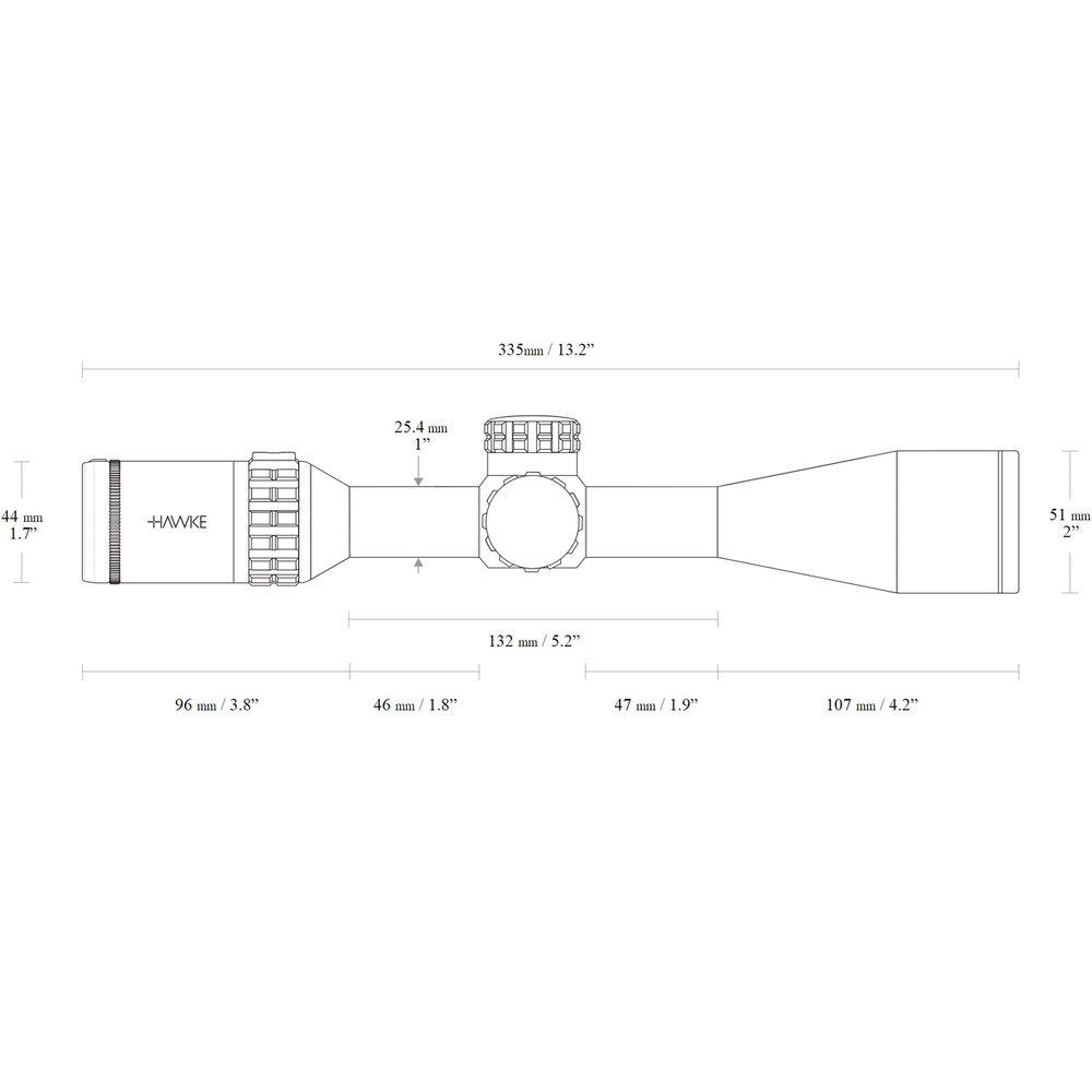 Hawke Sport Optics 4-20x44 Frontier SF Riflescope