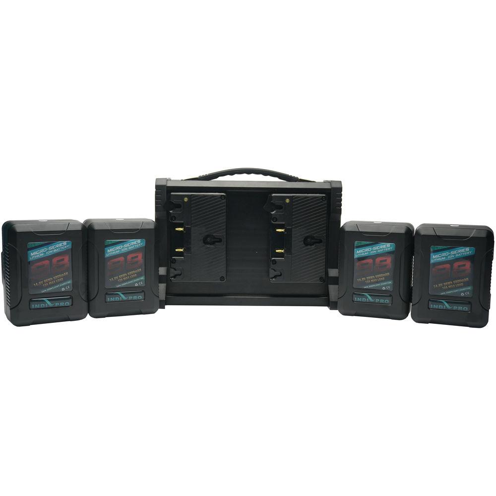 IndiPRO Tools Micro-Series 98 4-Battery Kit with Quad Pro Charger