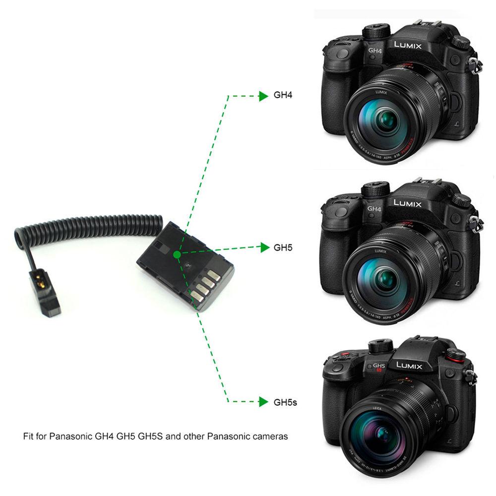LanParte D-Tap to DMW-BLF19 Fixed Voltage Battery Pack for Select Panasonic Cameras