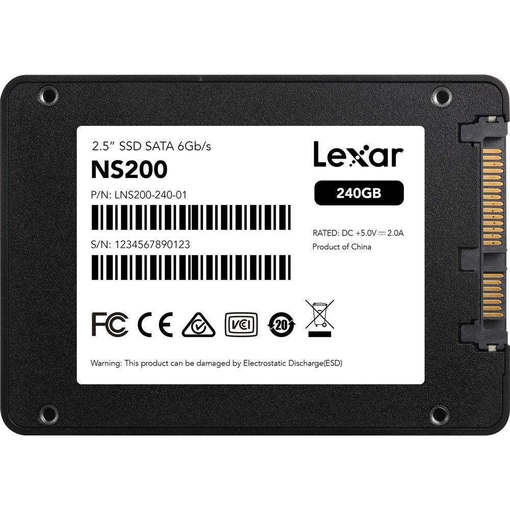 Lexar 240GB NS200 2.5" SATA III Internal SSD