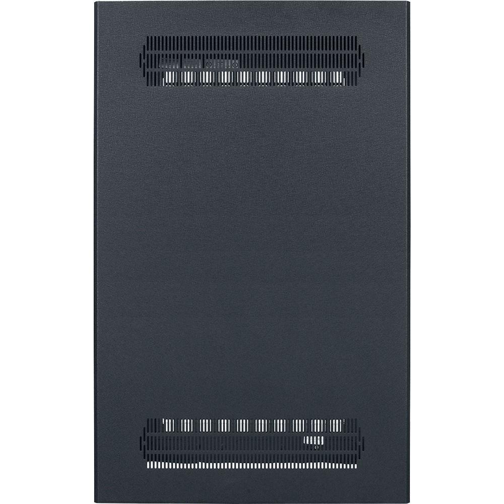 Lowell Manufacturing Rack-Enclosed-21U, 27" Deep, 2-Pair Adustable Rails, Less Rear Door