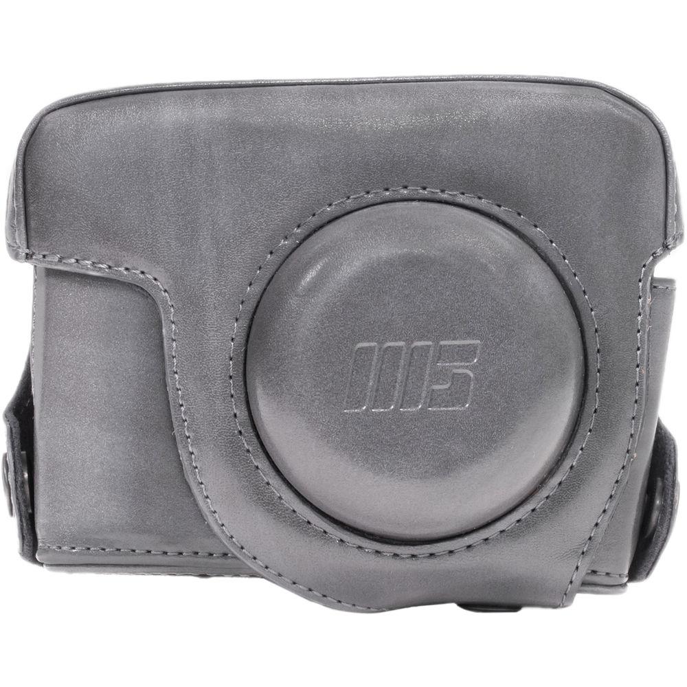 MegaGear PU Leather Camera Case and Strap for Canon PowerShot G16