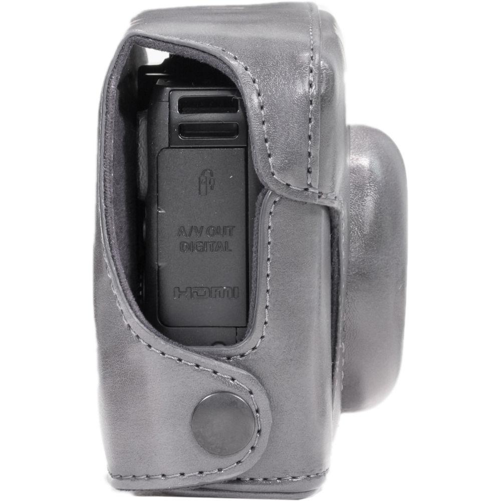 MegaGear PU Leather Camera Case and Strap for Canon PowerShot G16