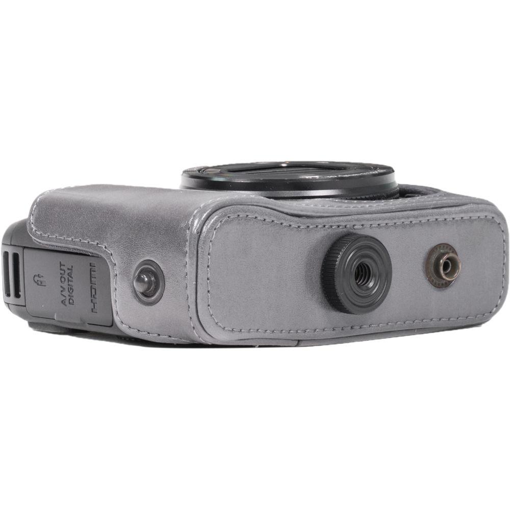 MegaGear PU Leather Camera Case and Strap for Canon PowerShot G16