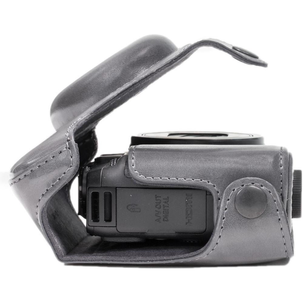 MegaGear PU Leather Camera Case and Strap for Canon PowerShot G16