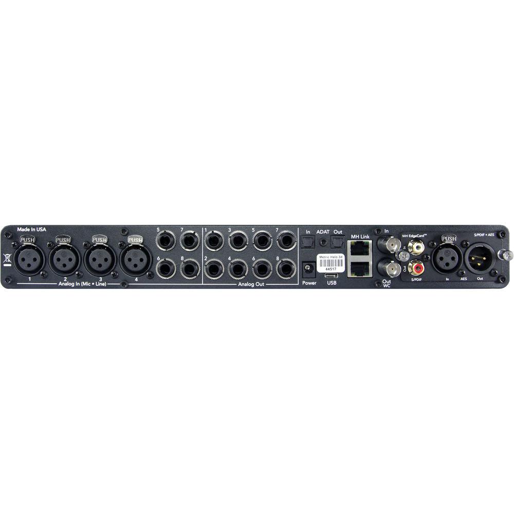 Metric Halo 2882 3d Software-Controlled USB Type-C Audio Interface with 8 Preamps & DSP