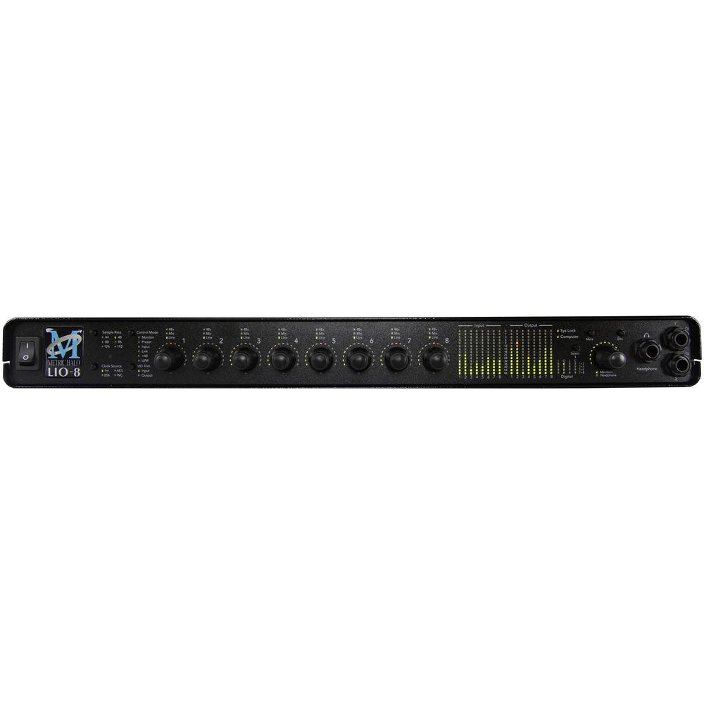 Metric Halo LIO-8 4p 3d USB Type-C High-Resolution Audio Interface with 4 Preamps & DSP
