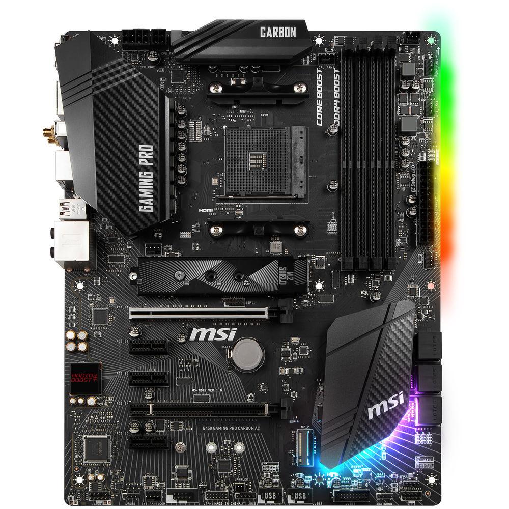 MSI B450 Gaming Pro Carbon AC AM4 ATX Motherboard