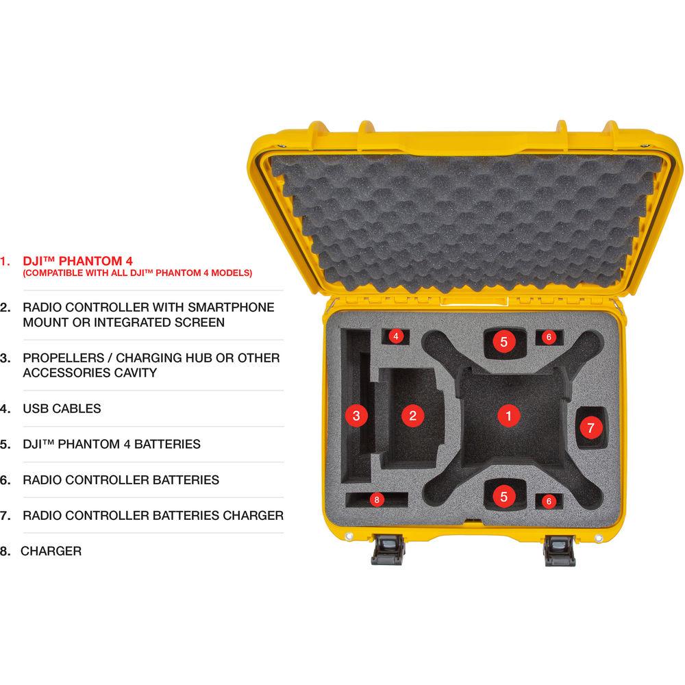 Nanuk 933 Hard-Shell Travel Case for DJI Phantom 4 Drones
