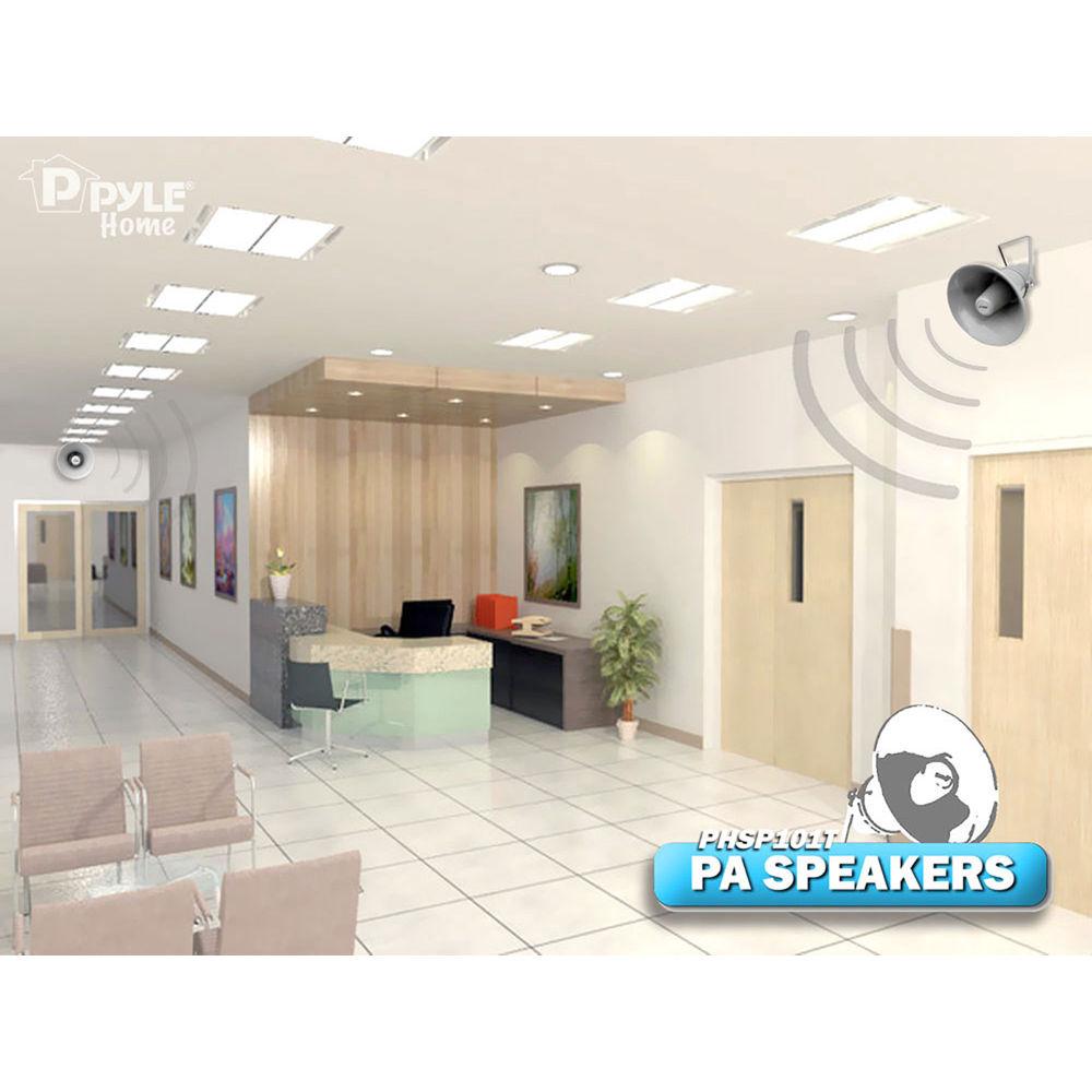 Pyle Pro 9.7" Indoor Outdoor 20W PA Horn with 70V Transformer