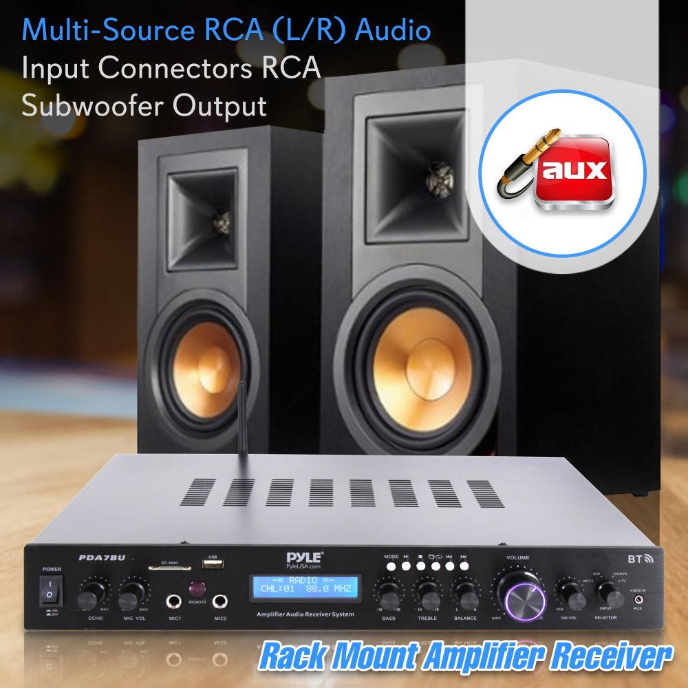 Pyle Pro PDA7BU Stereo Receiver with Bluetooth