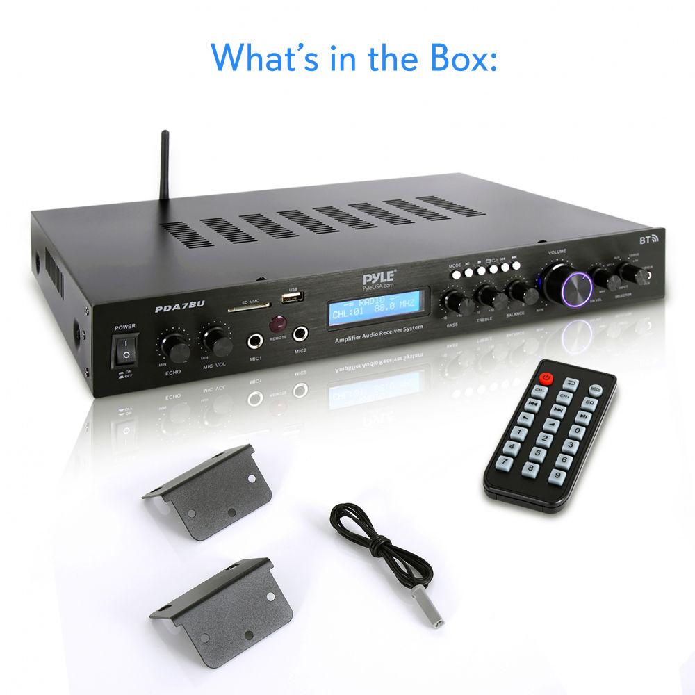 Pyle Pro PDA7BU Stereo Receiver with Bluetooth