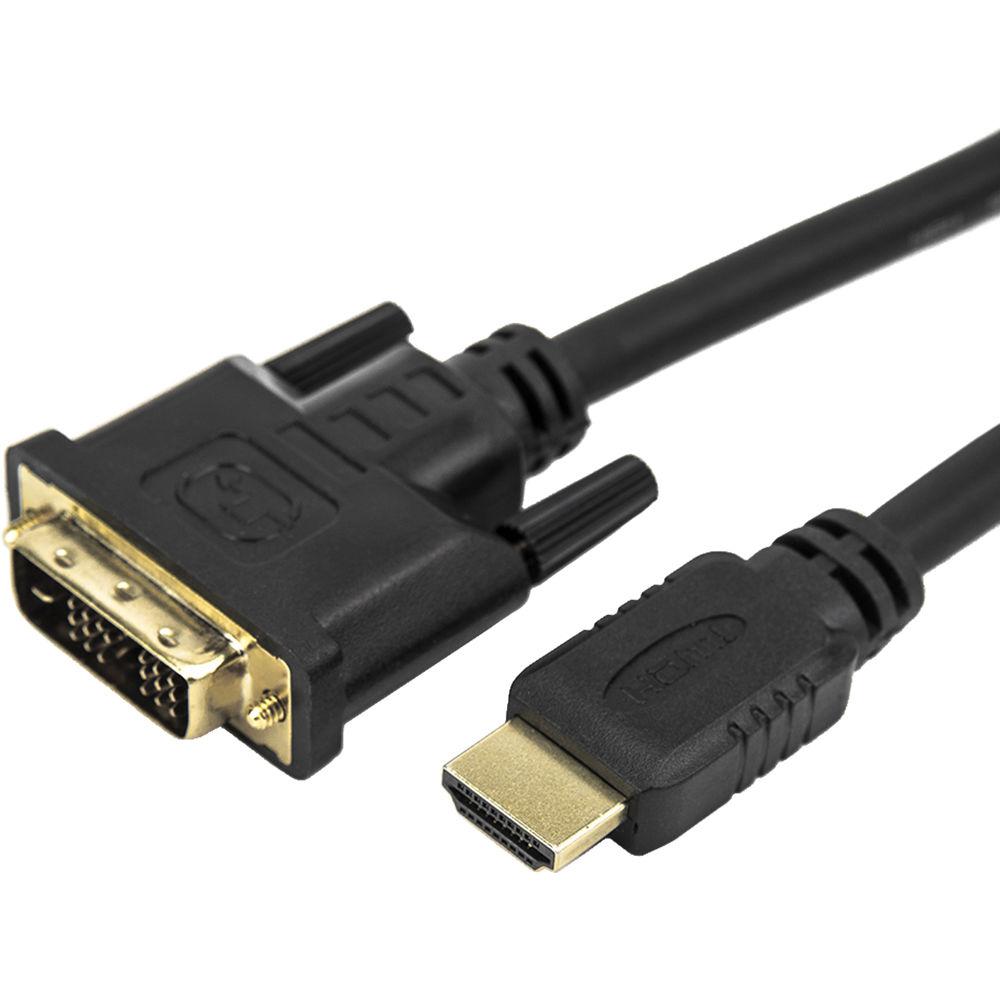 Rocstor Rocpro HDMI Male to DVI-D Single-Link Male Cable, Rocstor, Rocpro, HDMI, Male, to, DVI-D, Single-Link, Male, Cable