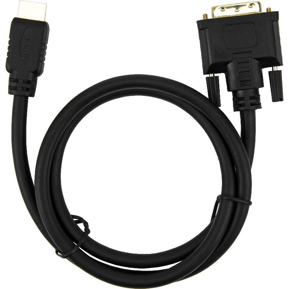 Rocstor Rocpro HDMI Male to DVI-D Single-Link Male Cable, Rocstor, Rocpro, HDMI, Male, to, DVI-D, Single-Link, Male, Cable