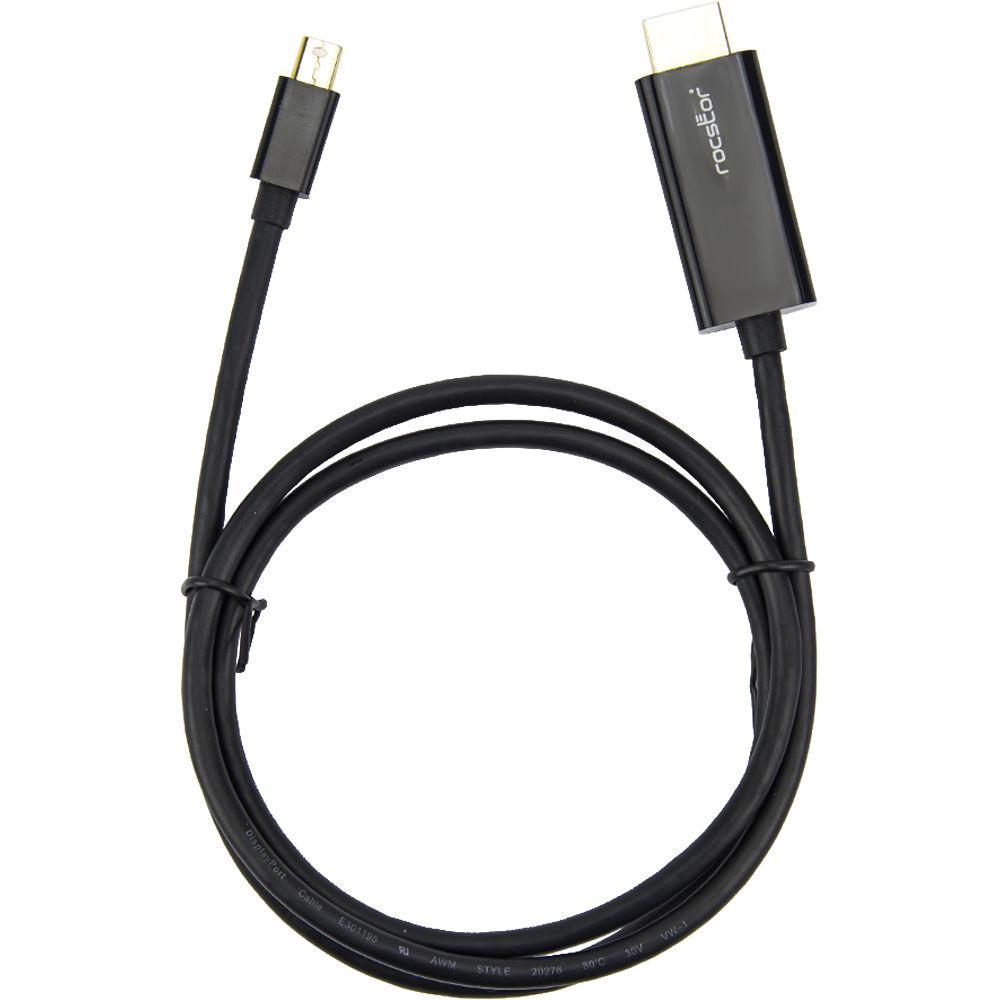 Rocstor Rocpro Mini DisplayPort Male to HDMI Male Cable, Rocstor, Rocpro, Mini, DisplayPort, Male, to, HDMI, Male, Cable