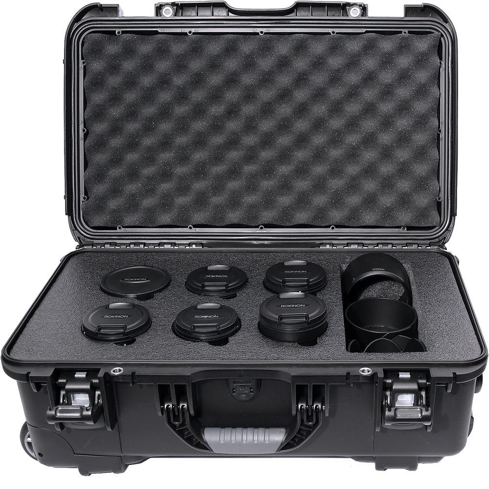 Rokinon 6 Lens Carry-On Case for Cine DS and Cine Series, Rokinon, 6, Lens, Carry-On, Case, Cine, DS, Cine, Series