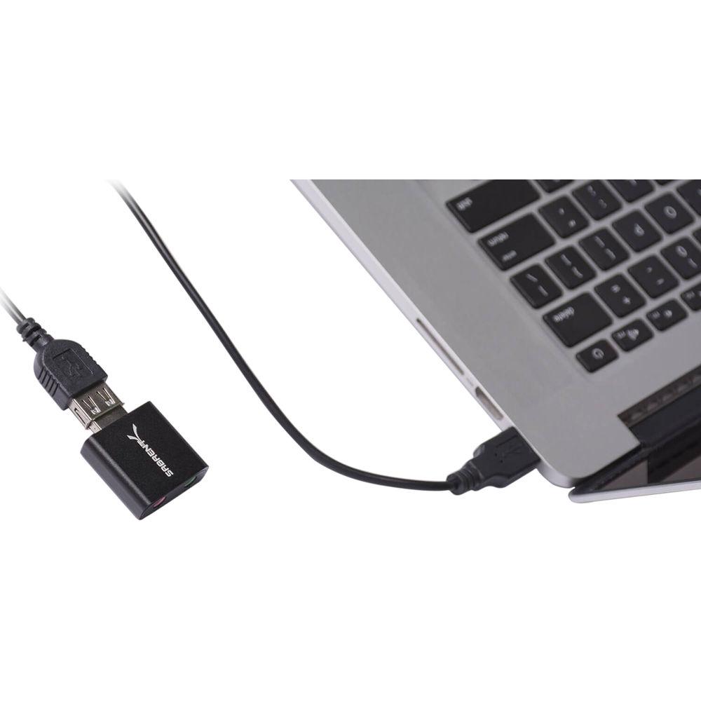Sabrent USB Aluminum External Stereo Sound Adapter, Sabrent, USB, Aluminum, External, Stereo, Sound, Adapter