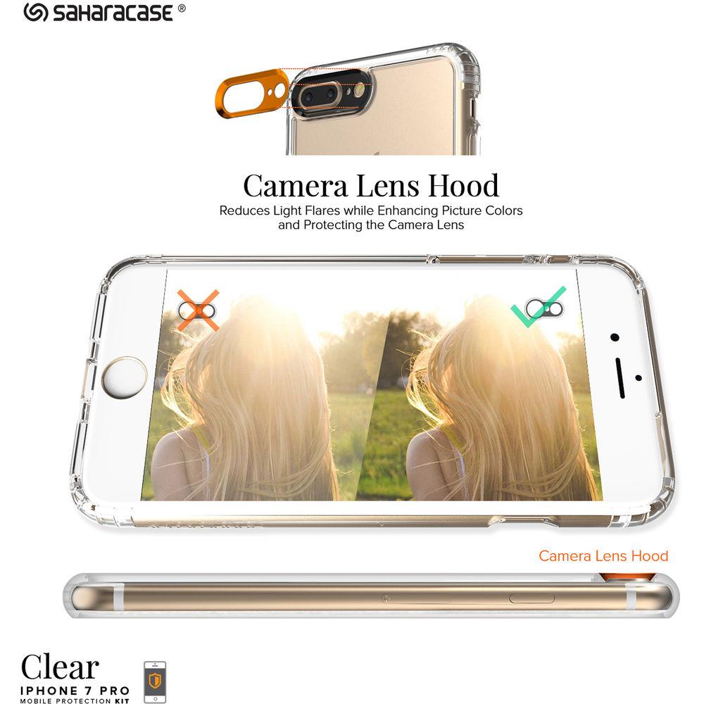 Sahara Case Clear Protection Kit for iPhone 7 Plus and 8 Plus