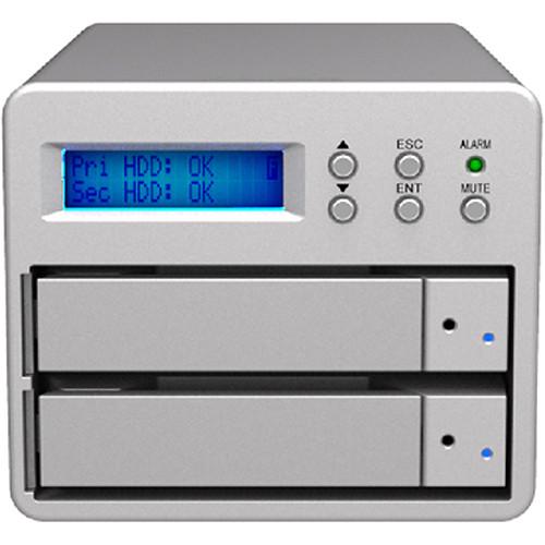 STARDOM 2-Bay Sr2-Sb3 6G Sata Usb S2F Enclosure -Silver