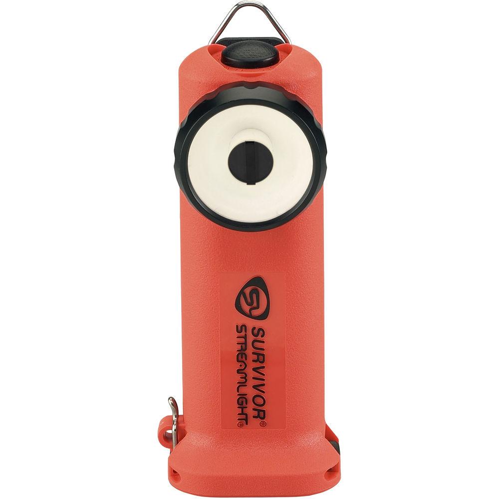 Streamlight Survivor Right-Angle Rechargeable LED Flashlight with Fast-Charge 12 VDC Car Charger