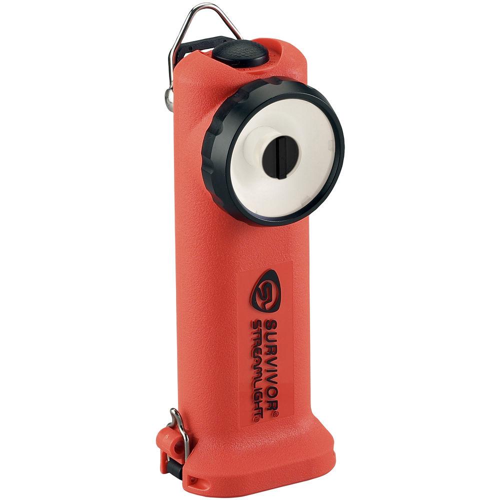 Streamlight Survivor Right-Angle Rechargeable LED Flashlight with Fast-Charge 12 VDC Car Charger